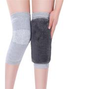 LIUHLFSR Outdoor Winter Warm Knee Pads To Protect Against Cold Legs Velvet Sports Heat Storage Leg Guards Para Esquí, Ciclismo, Baile y Correr(Grey M)
