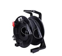 LIUHUANL Cable óptico blindado de TPU - Puente de Fibra multimodo OM3, 150 m, núcleo 2/4/6/8/12 con Cubierta Protectora y Tambor PCD310(12-Core 6.0MM)