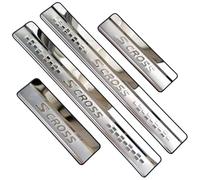 LIUIN 4 Piezas Acero Inoxidable Umbral Puerta Coche para Suzuki SX4 S-Cross SCross 2025 2024 2023 2022-2014, Bienvenidos Pedal Umbral Accesorio Antide Slizante Antiarañazos Piezas De Automóvil