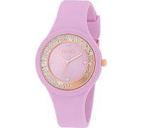 LiuJo Dancing Sport TLJ1421 - Reloj de Pulsera para Mujer (Silicona, 5 Bares, diámetro: 38 mm, Silicona), Color Rosa y Dorado