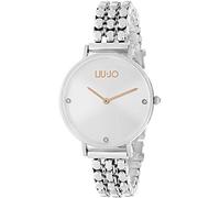 Liu Jo Reloj TLJ1385 Mujer – Analógico de cuarzo, correa acero inoxidable plateado/blanco/oro rosa