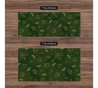 LIUJUAN Alfombrilla De Ratón Grande Alfombra De Escritorio Impermeable De Cactus De Gran Tamaño Almohadilla De Teclado Femenina Linda Almohadilla De Computadora-Planta 5_750X300Mm_3Mm