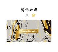 LIUJUAN Doble Cara Gaming Mouse Pad Alfombrilla De Ratón De Gran Tamaño Linda Chica Escritorio Escritorio Almohadilla De La Computadora Estudiante Escritorio Almohadilla Ideas-Oro Gris_40X80Mm_2Mm