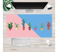 LIUJUAN Doble Cara Gaming Mouse Pad Alfombrilla De Ratón Linda Chica Literaria Súper Grande Lona Alfombrilla De Ratón Ins Viento Estilo Europeo Simple-Yo_800X400Mm_3Mm