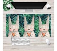 LIUJUAN Doble Cara Gaming Mouse Pad Alfombrilla De Ratón Linda Chica Literaria Súper Grande Lona Alfombrilla De Ratón Ins Viento Estilo Europeo Simple-Norte_800X300Mm_3Mm