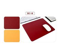 LIUJUAN Doble Cara Gaming Mouse Pad Alfombrilla De Ratón Pequeña De Cuero De Color Sólido Linda Almohadilla Impermeable Almohadilla De Cuero Simple Portátil-J_300X250Mm