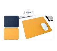 LIUJUAN Doble Cara Gaming Mouse Pad Alfombrilla De Ratón Pequeña De Cuero De Color Sólido Linda Almohadilla Impermeable Almohadilla De Cuero Simple Portátil-Yo_300X250Mm