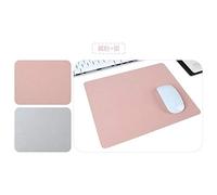 LIUJUAN Doble Cara Gaming Mouse Pad Alfombrilla De Ratón Pequeña De Cuero De Color Sólido Linda Almohadilla Impermeable Almohadilla De Cuero Simple Portátil-Re_300X250Mm