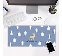 LIUJUAN Doble Cara Gaming Mouse Pad Alfombrilla De Ratón Rosa Azul Rosa Juego Supergrande Borde De Bloqueo Grueso Impermeable Oficina Cuaderno Mesa Estera-Yo_500X1000Mm_3Mm