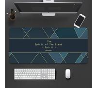 LIUJUAN Doble Cara Gaming Mouse Pad Alfombrilla De Ratón Simple Juego De Oficina De Gran Tamaño Teclado De Dibujos Animados Masculino Personalidad Creativa Escritorio-S_800X300Mm_3Mm