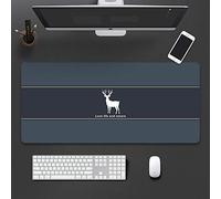 LIUJUAN Doble Cara Gaming Mouse Pad Alfombrilla De Ratón Simple Juego De Oficina De Gran Tamaño Teclado De Dibujos Animados Masculino Personalidad Creativa Escritorio-V_800X300Mm_3Mm