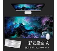 LIUJUAN Doble Cara Gaming Mouse Pad Alfombrilla De Ratón Sobredimensionada De Mármol Simple Alfombrilla De Escritorio Engrosada Alfombrilla De Ratón Hembra-Una_800X300Mm