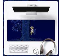 LIUJUAN Doble Cara Gaming Mouse Pad Cute Dibujos Animados Van Gogh Alfombrilla De Ratón Súper Gran Personalidad Chica Fresca Literaria Creativa Mesa Mat Anime Custom Ins Wind-7 7_400X800Mm_4 Mm