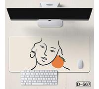 LIUJUAN Doble Cara Gaming Mouse Pad El Mouse Pad Es Súper Fácil para Que Todos Puedan Usar La Oficina para Aprender A Engrosar El Tapete De Mesa Simple Y Antideslizante-D-567_900X400Mm_3Mm