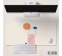 LIUJUAN Doble Cara Gaming Mouse Pad El Mouse Pad Es Súper Fácil para Que Todos Puedan Usar La Oficina para Aprender A Engrosar El Tapete De Mesa Simple Y Antideslizante-D-916_570X330Mm_3Mm