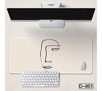 LIUJUAN Doble Cara Gaming Mouse Pad El Mouse Pad Es Súper Fácil para Que Todos Puedan Usar La Oficina para Aprender A Engrosar El Tapete De Mesa Simple Y Antideslizante-D-951_570X330Mm_3Mm