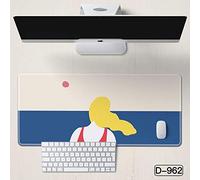 LIUJUAN Doble Cara Gaming Mouse Pad El Mouse Pad Es Súper Fácil para Que Todos Puedan Usar La Oficina para Aprender A Engrosar El Tapete De Mesa Simple Y Antideslizante-D-962_570X330Mm_3Mm