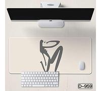 LIUJUAN Doble Cara Gaming Mouse Pad El Mouse Pad Es Súper Fácil para Que Todos Puedan Usar La Oficina para Aprender A Engrosar El Tapete De Mesa Simple Y Antideslizante-D-959_570X330Mm_3Mm
