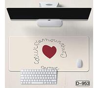 LIUJUAN Doble Cara Gaming Mouse Pad El Mouse Pad Es Súper Fácil para Que Todos Puedan Usar La Oficina para Aprender A Engrosar El Tapete De Mesa Simple Y Antideslizante-D-953_570X330Mm_3Mm