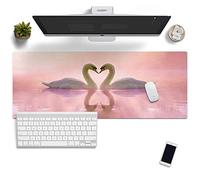 LIUJUAN Doble Cara Gaming Mouse Pad Juego Mouse Pad Hembra De Gran Tamaño Simple Escritorio Pad Grande Creativo Teclado-S_300X800Mm_4 Mm