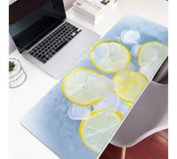 LIUJUAN Doble Cara Gaming Mouse Pad Mouse Pad Girl Art Simple Y Linda Almohadilla De Escritorio Impermeable De Gran Tamaño-Norte_400X900Mm_4 Mm