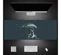 LIUJUAN Doble Cara Gaming Mouse Pad Trompeta Personalizada Alfombrilla De Ratón Creativo Simple E-Sports Office Home Laptop Laptop Pad Pad Teclado-Metro_800X300Mm_3Mm