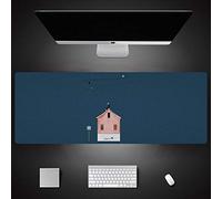 LIUJUAN Doble Cara Gaming Mouse Pad Trompeta Personalizada Alfombrilla De Ratón Creativo Simple E-Sports Office Home Laptop Laptop Pad Pad Teclado-Norte_900X400Mm_3Mm