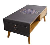 LIUJUAN Paño De Tabla Paño De Tabla Poliéster Rectangular Mantel De Mesa De Centro De Algodón Y Lino Tejido De Cubierta De Mesa De Café Desechable Impermeable Y Sin Aceite-F_170X60 Cm (Mantel)