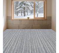 LIUJYUAN Moqueta de Fieltro Punzonado 150 x 270 cm Antideslizantes y Resistentes Alfombra para Eventos a Medida en Muchos Colores y Tamaños para Apartamento, Oficina, Gris Claro