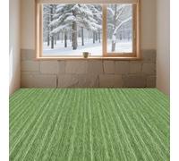 LIUJYUAN Moqueta de Fieltro Punzonado 300 x 670 cm Antideslizantes y Resistentes Alfombra para Eventos a Medida en Muchos Colores y Tamaños para Apartamento, Oficina, Verde