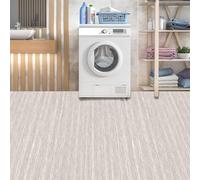 LIUJYUAN Moqueta de Fieltro Punzonado 400 x 650 cm Antideslizantes y Resistentes Alfombra para Eventos a Medida en Muchos Colores y Tamaños Moqueta Suelo Casa Garaje O Jardín, Blanquecino