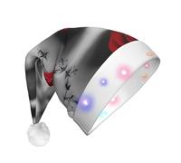 Liulannq 1 hermoso sombrero de rosa roja puede ser usado por hombres, mujeres y niños, y también son regalos de vacaciones. También se pueden utilizar para decorar casas y aumentar el ambiente festivo