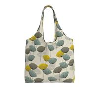 Liulannq Bolsa de lona de un solo hombro, diseño de flores, bolsa de protección del medio ambiente de color que se puede reutilizar, súper duradera y lavable.