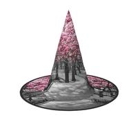 Liulannq Cherry Blossoms Park - Sombrero de bruja de Halloween y Navidad, divertido para hombre, adecuado para crear un ambiente festivo y juegos de rol, actividades y actuaciones.