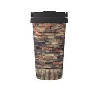 Liulannq Cubierta de pared de ladrillo abierta con un solo botón, protección del medio ambiente y salud, acero inoxidable, portátil, conservación del calor y conservación del frío, se utiliza para