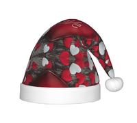 Liulannq Gorro de Navidad de felpa colorido para el día de San Valentín, adecuado para todo tipo de ropa, accesorios de rendimiento. Incluye un sombrero.