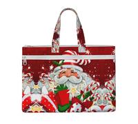 Liulannq Santa Claus1 - Bolsas de lona para archivos de oficina y negocios, bolsas de ocio, kits de estudio, bolsas de almacenamiento, súper duraderas.