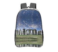 Liulannq Sky And Stone - Mochila transparente con correa ajustable para el hombro, mochila escolar de gran capacidad, duradera y ligera, adecuada para adultos, niños, hombres y mujeres.