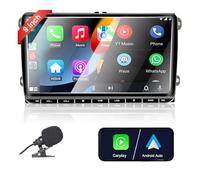 Liulbobu 9 Zoll VW Radio, Autoradio für Golf 5 6 Passat Jetta Caddy Polo cc Tiguan EOS Touran T5 Scirocco Wireless Carplay & Android Auto, mit Touchscreen Radio/Bluetooth/FM/AM/USB/DPS/RDS/Mirror Link