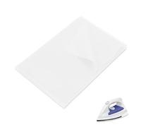 LIULINY Tela de Entretela de Plancha, Entretela Termoadhesiva Fliselina, Interfaz Adhesiva Plancha 300 X 100 cm 50g/m², para Proyectos de Costura y Decoración (Blanco)