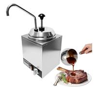 LIULIQ Dispensador Eléctrico De Queso para Nachos, Calentador De Chocolate con Ángulo Ajustable De 360°, Diseño De Apertura por Presión Y Recuperación Rápida. Calienta Y Conserva El Calor para Salsa