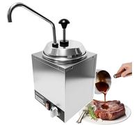 LIULIQ Dispensador Eléctrico De Queso para Nachos, Calentador De Chocolate con Ángulo Ajustable De 360°, Diseño De Apertura por Presión Y Recuperación Rápida. Calienta Y Conserva El Calor para Salsa