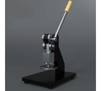 LIULIQ Prensa De Cuero De Alta Resistencia, Máquina Manual De Punzonado Y Aplanado con Avance Continuo De 346° Y Ajuste De Altura De 3 Niveles para Punzonado, Repujado, Corte Y Extrusión De Cuero