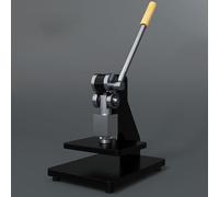 LIULIQ Prensa De Cuero De Alta Resistencia, Máquina Manual De Punzonado Y Aplanado con Avance Continuo De 346° Y Ajuste De Altura De 3 Niveles para Punzonado, Repujado, Corte Y Extrusión De Cuero