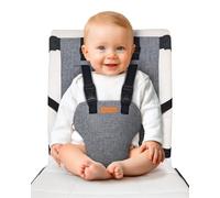 liuliuby On-The-Go Harness Seat - Padded Portable High Chair with Safety Harness, Travel Booster Seat for Babies and Toddl.