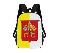Liumarvexia Mochila para la escuela - Mochila duradera para adolescentes y estudiantes universitarios, laptop grande, mochila para estudiantes, hombres, mujeres, negocios, bandera del Vaticano y