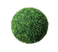 Liummrcy Decoración de jardín de árboles de Topiary Ball de béisbol, arbustos y topiarios Artificiales, Planta Artificial, Planta topiaria, 30 cm de Boxwood Verde Bola Puerta Colgante de Pared