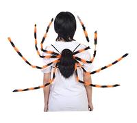 Liummrcy Halloween Adult Spider Mackpack Disfraz de color negro Man Cabrilla de araña Funny Woman Funny Candy Bags 9 Piernas Decoración de felpa de horror (colorido), Decoraciones de Halloween