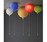LIUNIAN Lámpara moderna moderna simple del techo de la luz de techo del globo, lámpara decorativa de la habitación de los niños para las muchachas de los niños, los 25cm en diámetro, con el bulbo 5W