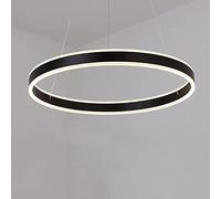 LIUNJHUY Lámpara Colgante Anillos LED Lámpara Restnt Sala De Estar Lámpara Redonda Moderna Creatividad Luz Cálida Iluminación del Dormitorio, Lámpara Cálida Interesting